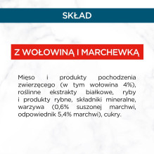 PURINA Pro Plan Gourmet Perle Mini filė jautienos ir morkų padaže - šlapias kačių maistas - 85g