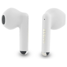 Guess Bluetooth headphones GUTWSJ14ESGH TWS + docking station white / white Printed Classic Logo