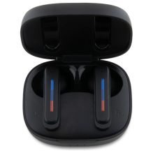 BMW Bluetooth headphones BMBEMIATP20LOK TWS + docking station black / black Printed Logos