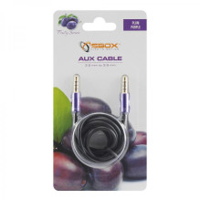 Sbox 3535-1.5U AUX Cable 3.5mm to 3.5mm Plum Purple