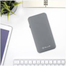 Tellur Power Bank QC 3.0 greitas įkrovimas, 5000 mAh, 3in1 pilka