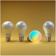 Tellur WiFi Smart Bulb E27 balta / šilta / RGB, reguliatorius