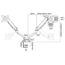 „Sbox Desktop LCD-S024“ (17-32 / 2x6,5 kg / 100x100)