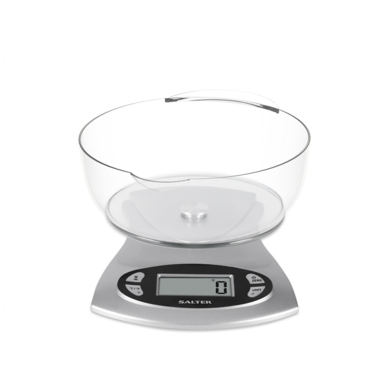 Salter 1069 SVDR 5KG Electronic Kitchen Scale - Silver