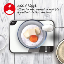 Salter 1079 WHDReu16 15kg Max Chopping Board Digital Kitchen Scale - White