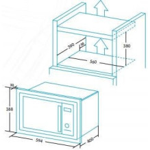 Edesa EMW-2530-IG XWH