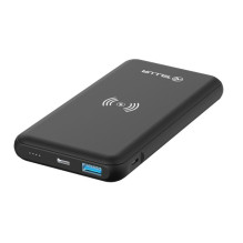 Tellur PBW102 Power Bank 10000mAh Qi belaidis 18W juodas