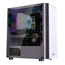 Zalman R2 White ATX, 120 mm ventiliatorius, T / G