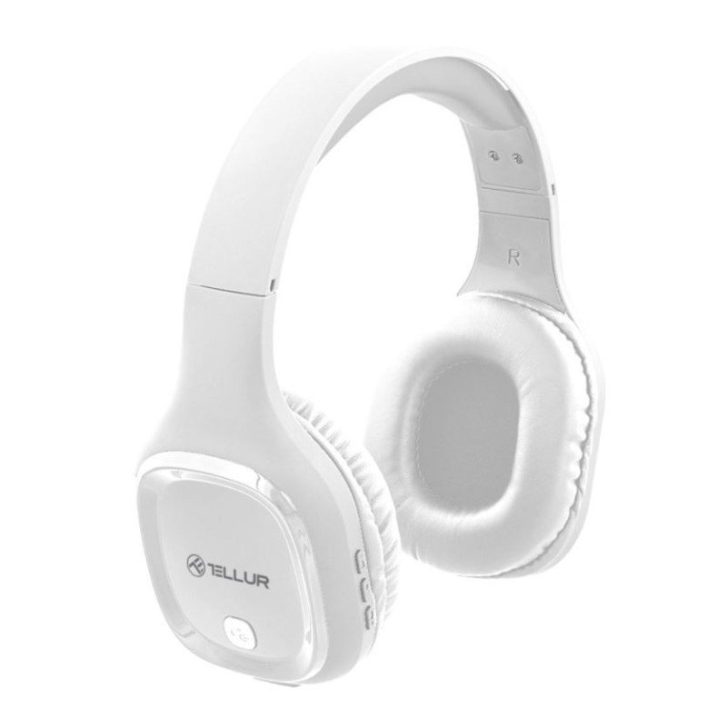 Tellur Bluetooth Over-Ear Headphones Pulse white