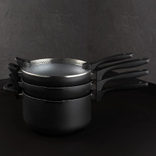 Russell Hobbs RH01840EU7 Stackable metallic marble pan set 4pcs