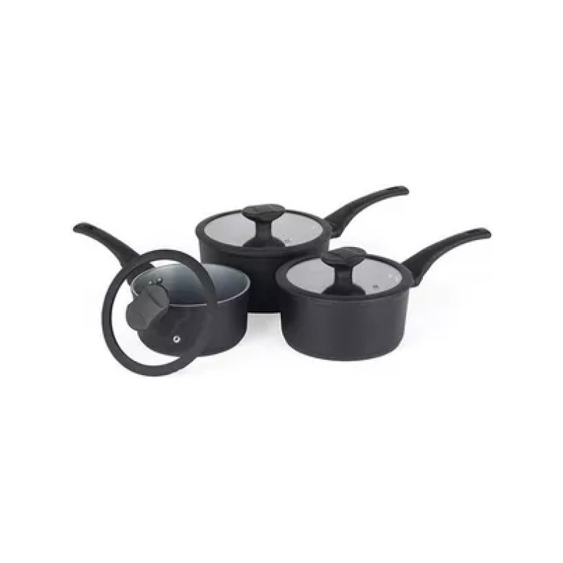 Russell Hobbs RH02131EU7 Crystaltech tall saucepan set 3pcs