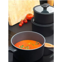 Russell Hobbs RH02131EU7 Crystaltech tall saucepan set 3pcs