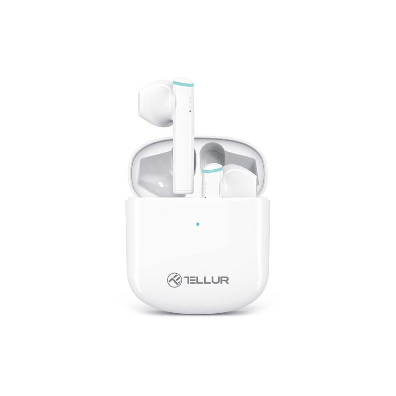 Tellur Aura True Wireless Earphones APP white