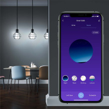 Tellur Smart WiFi lemputė E27, 9W, balta / šilta / RGB, reguliatorius