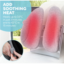 Homedics ER-BS200H Back Support Cushion with Cover + Heat