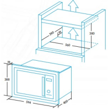 Edesa EMW-2530-IG WH