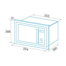 Edesa EMW-2530-IG WH