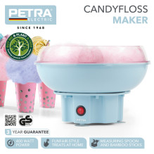 Petra PT2641BLVDEEU7 Candyfloss Maker šerbetas mėlynas