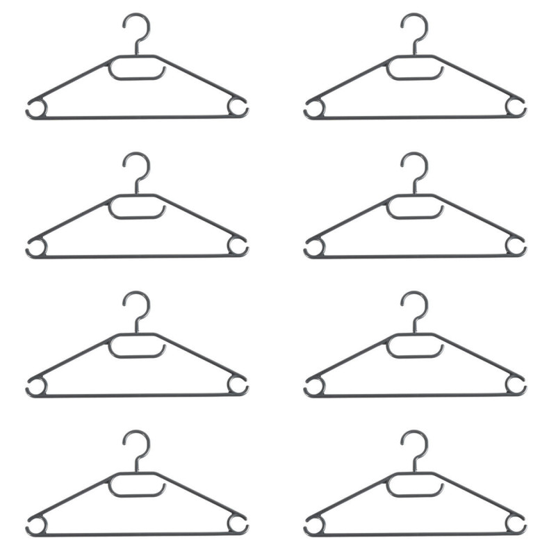 Beldray LA072684FEU7 Eco Recycled Hangers Black