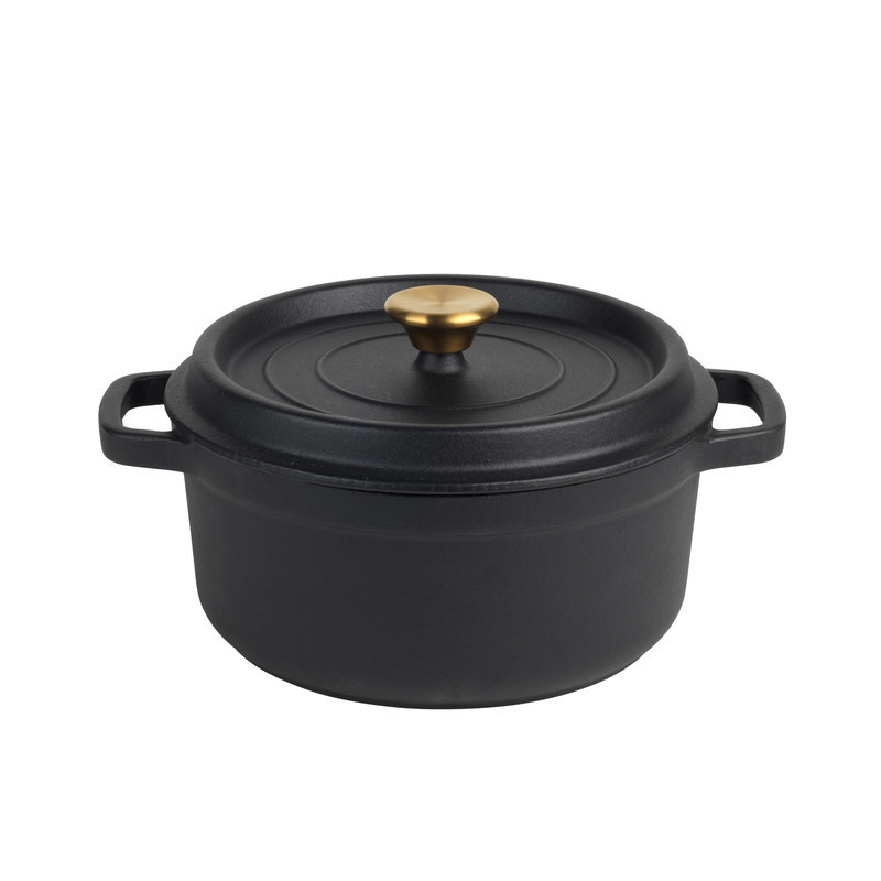 Russell Hobbs RH02524BEU7 Cast iron stockpot 24cm black