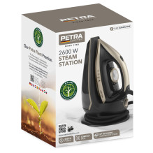 Petra PF01483VDEEU7 2600W garo stotis juoda ir platininė