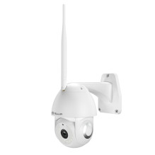 „Tellur Smart WiFi“ lauko kamera 3MP, UltraHD, automatinis sekimas, PTZ balta