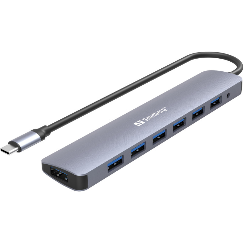 Sandberg 136-40 USB-C iki 7 x USB 3.0 Hub