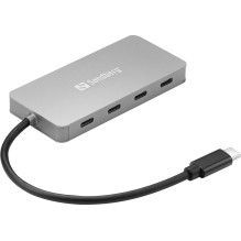 Sandberg 136-41 USB-C iki 4 x USB-C šakotuvo