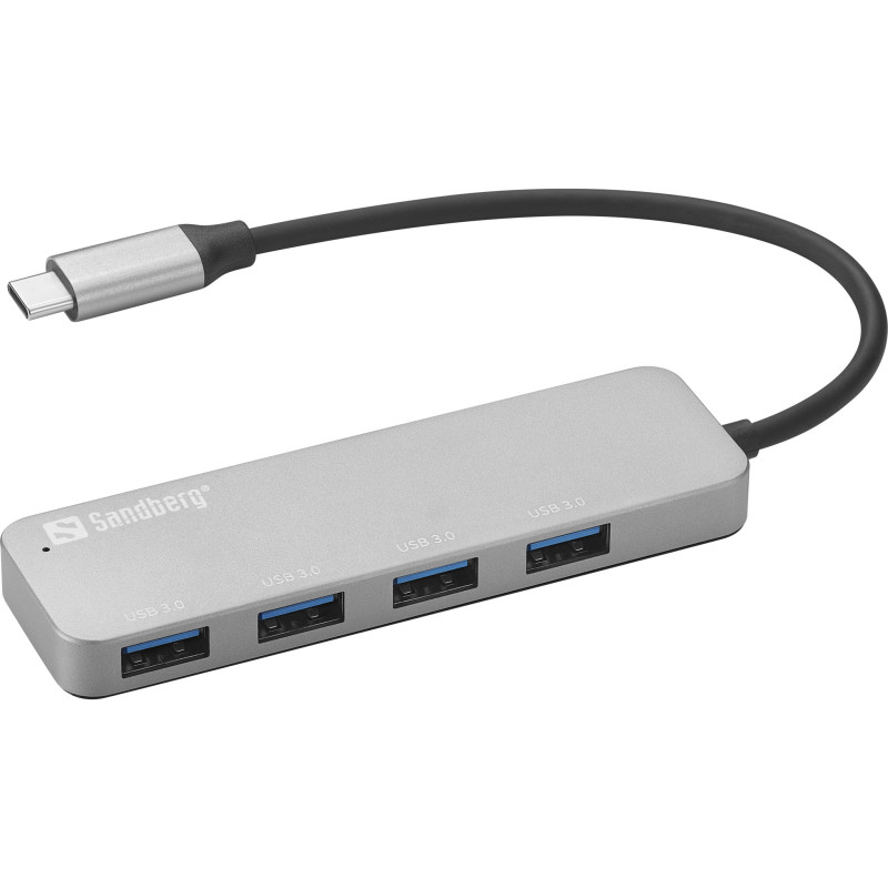 Sandberg 336-20 USB-C iki 4 x USB 3.0 Hub SAVER