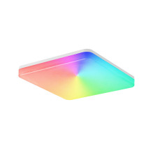 „Tellur Smart WiFi“ lubų šviestuvas, RGB 24W, kvadratas, baltas