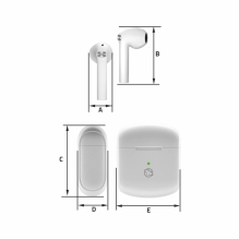 Manta MTWS010W Rytmo X TWS White