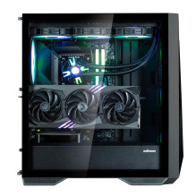 Zalman Z9 Iceberg MS ATX ARGB ventiliatorius x4 Black