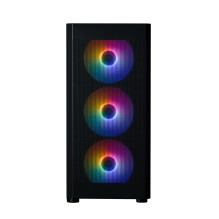 Zalman i4 TG Black, RGB ventiliatorius x4