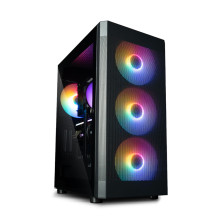 Zalman i4 TG Black, RGB ventiliatorius x4