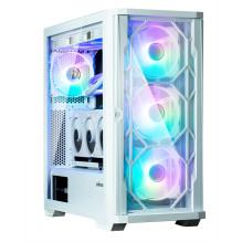 Zalman Z10 DUO ATX ZM-IF120 x4 Balta