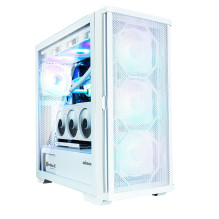 Zalman Z10 DUO ATX ZM-IF120 x4 Balta