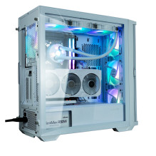 Zalman Z10 DUO ATX ZM-IF120 x4 Balta