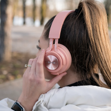 Tellur Feel Bluetooth Over-ear Headphones Pink