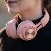 Tellur Feel Bluetooth Over-ear Headphones Pink