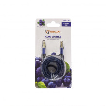 Sbox 3535-1.5BL AUX kabelis nuo 3,5 mm iki 3,5 mm Blueberry Blue