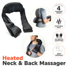 Salter EE6934BLKSTKEU7 Heated Neck &amp; Back Massager