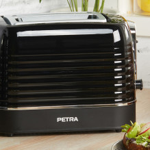 Petra PT5573BLKVDE Oscuro 2 slice toaster