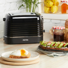 Petra PT5573BLKVDE Oscuro 2 slice toaster