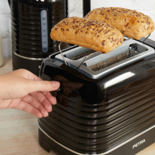 Petra PT5573BLKVDE Oscuro 2 slice toaster