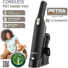 Petra PF01111VDE Hand Vac Pet Plus