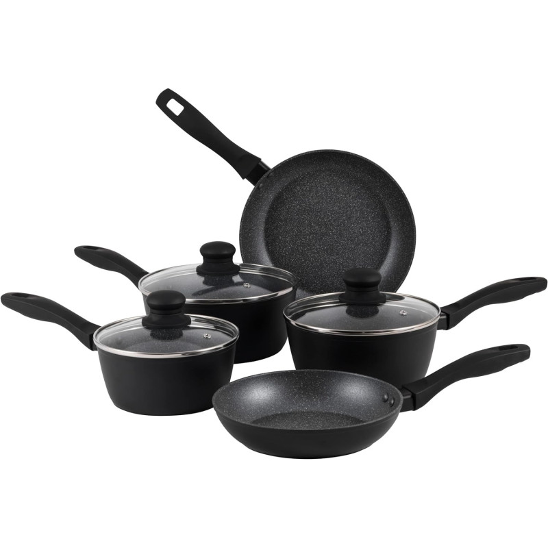 Russell Hobbs RH02814EU7 Metallic Marble 5pcs pan set