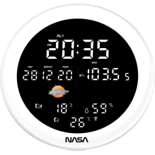 NASA WSP1700 medienos meteorologinė stotis / garsiakalbis BT laivas