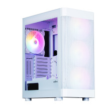 Zalman i4 TG White, ventiliatorius RGB x4