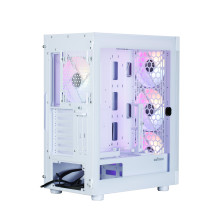 Zalman i4 TG White, ventiliatorius RGB x4