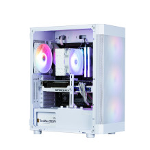 Zalman i4 TG White, fan RGB x4